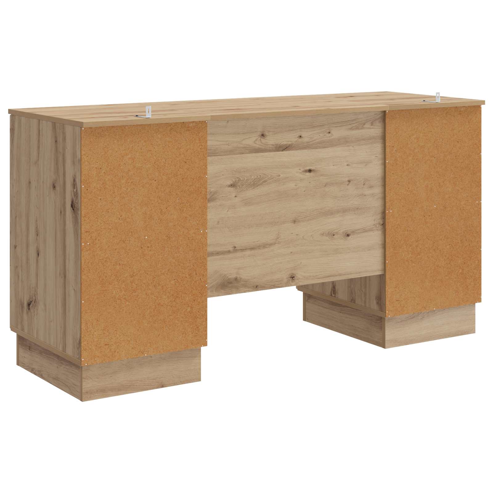 vidaXL Biurko Dąb artisan 142,5 x 50 x 75 cm Drewno inżynieryjne