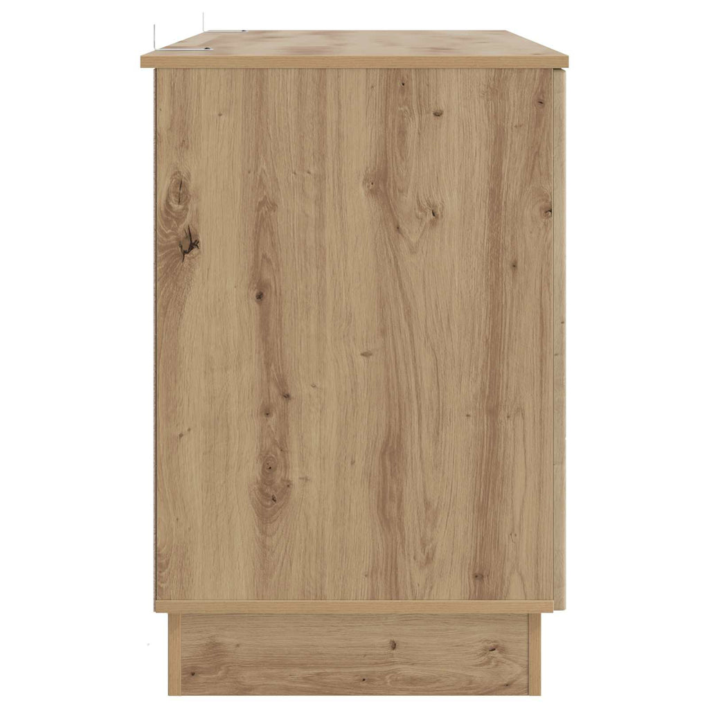 vidaXL Biurko Dąb artisan 142,5 x 50 x 75 cm Drewno inżynieryjne