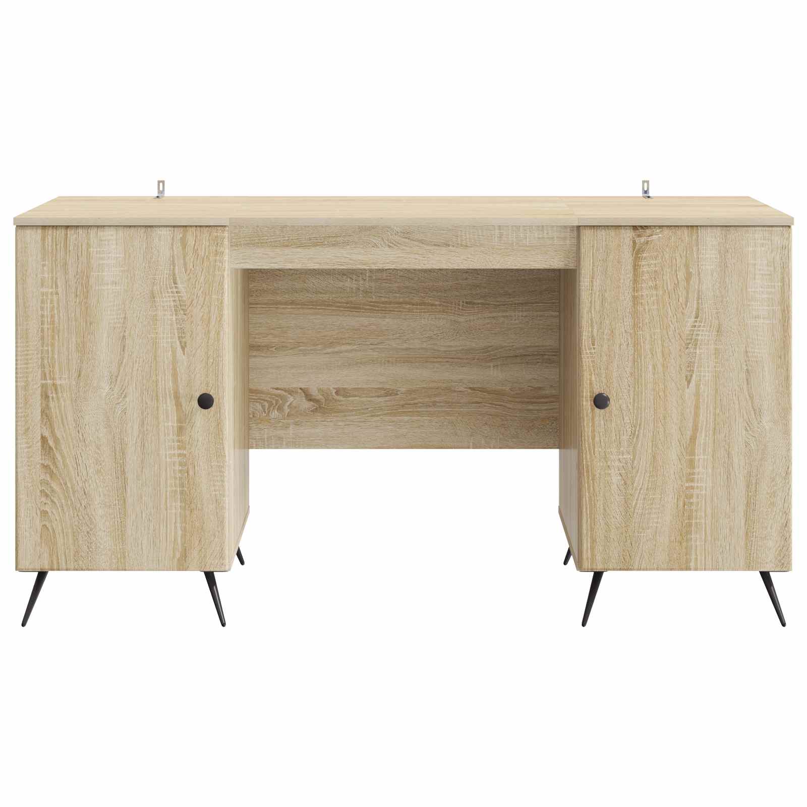 vidaXL Biurko dąb Sonoma 142,5 x 50 x 75 cm Drewno inżynieryjne