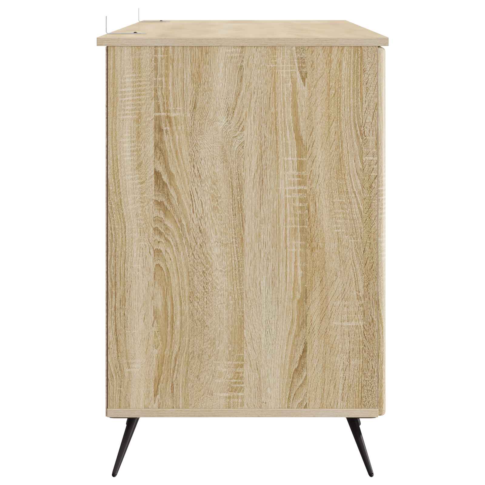 vidaXL Biurko dąb Sonoma 142,5 x 50 x 75 cm Drewno inżynieryjne