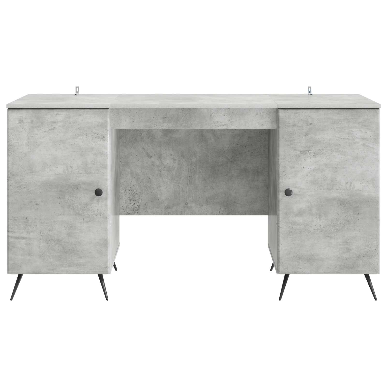 vidaXL Biurko Betonowy szary 142,5 x 50 x 75 cm Drewno inżynieryjne