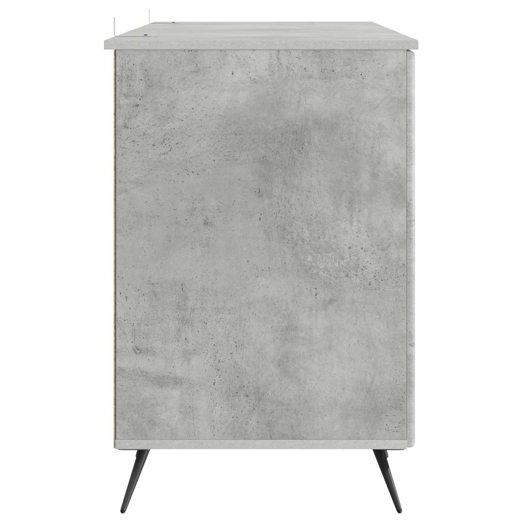 vidaXL Biurko Betonowy szary 142,5 x 50 x 75 cm Drewno inżynieryjne