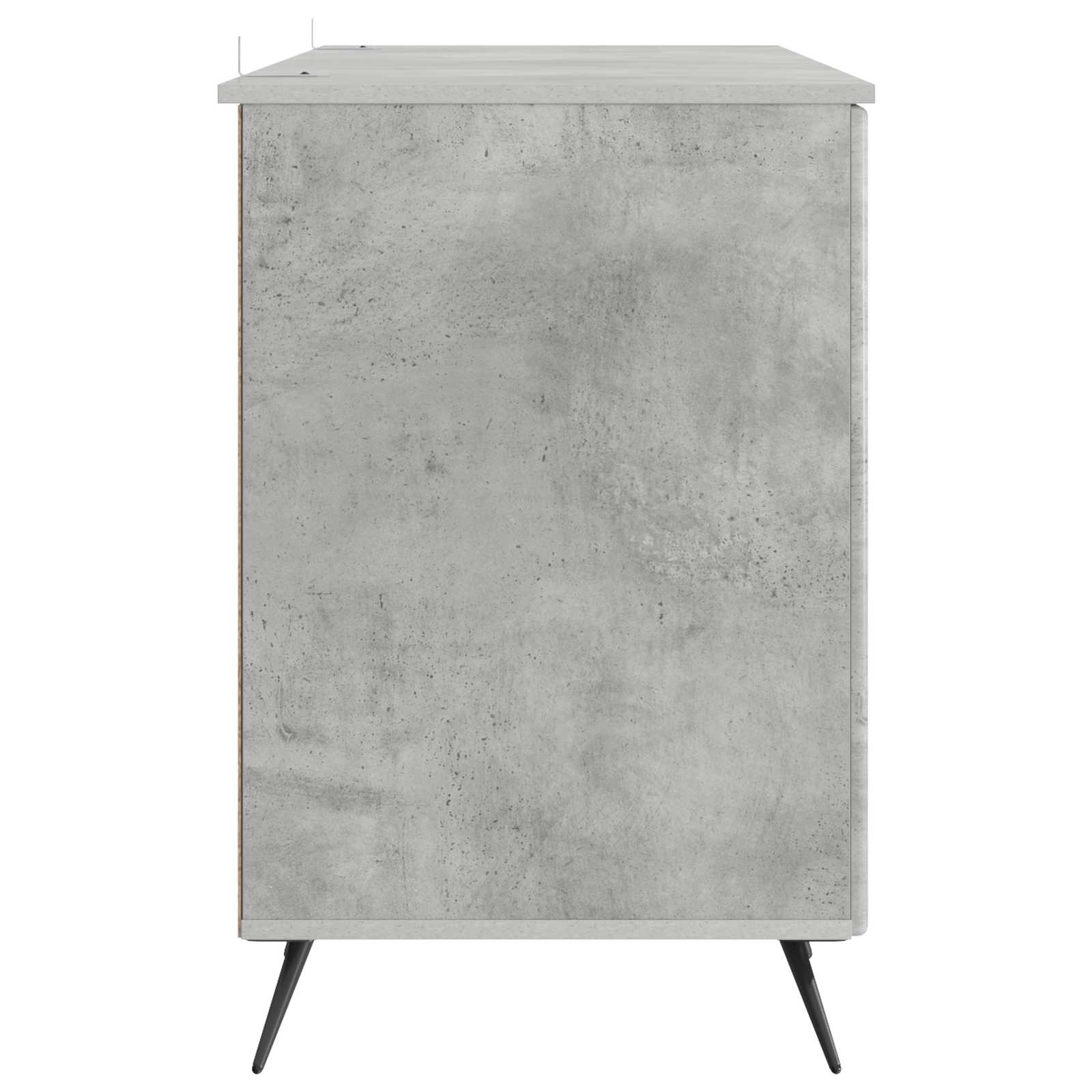 vidaXL Biurko Betonowy szary 142,5 x 50 x 75 cm Drewno inżynieryjne