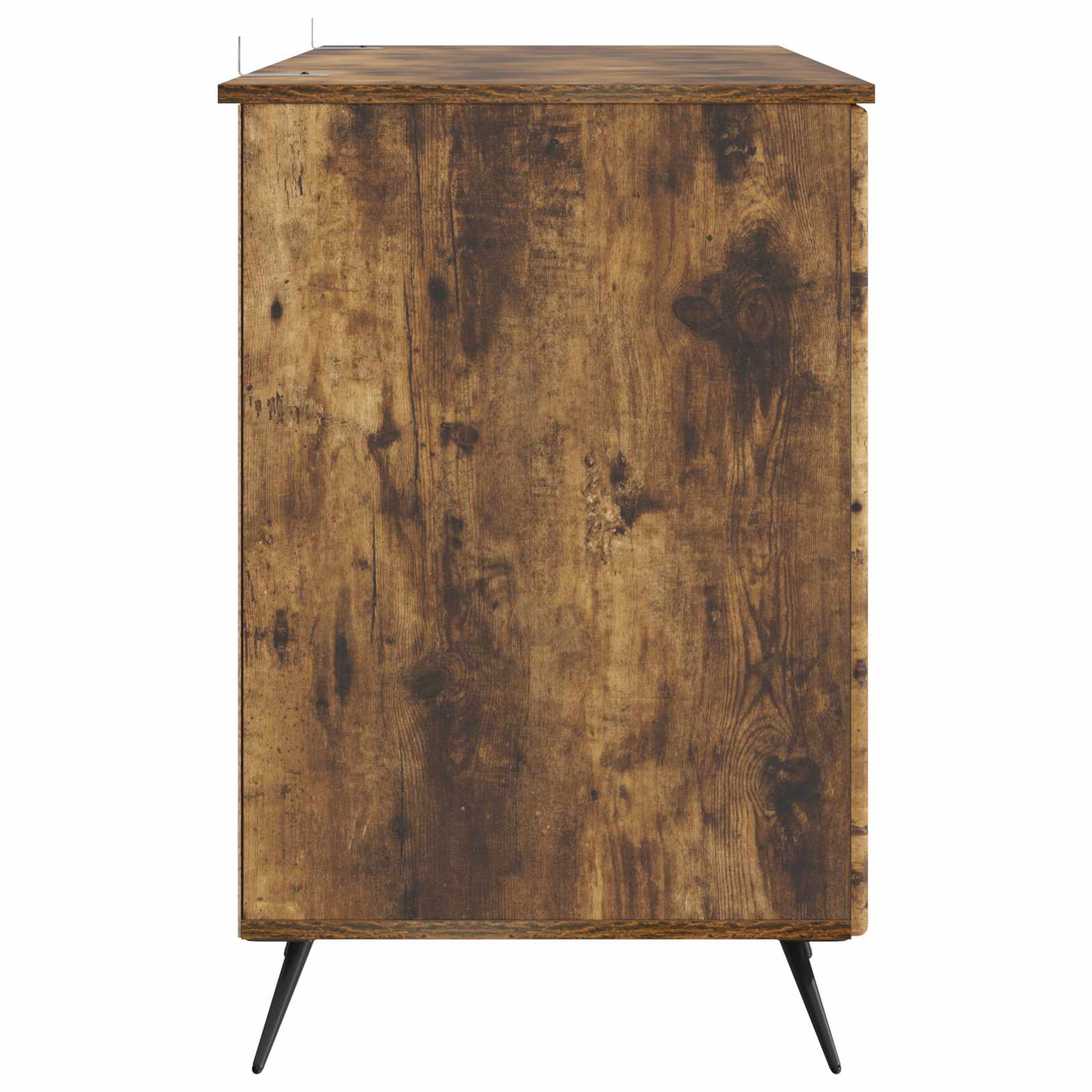 vidaXL Biurko Dąb wędzony 142,5 x 50 x 75 cm Drewno inżynieryjne