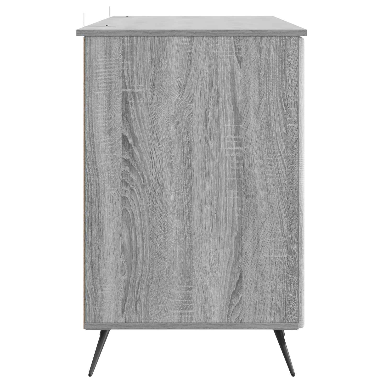 vidaXL Biurko Szary Sonoma 142,5 x 50 x 75 cm Drewno inżynieryjne