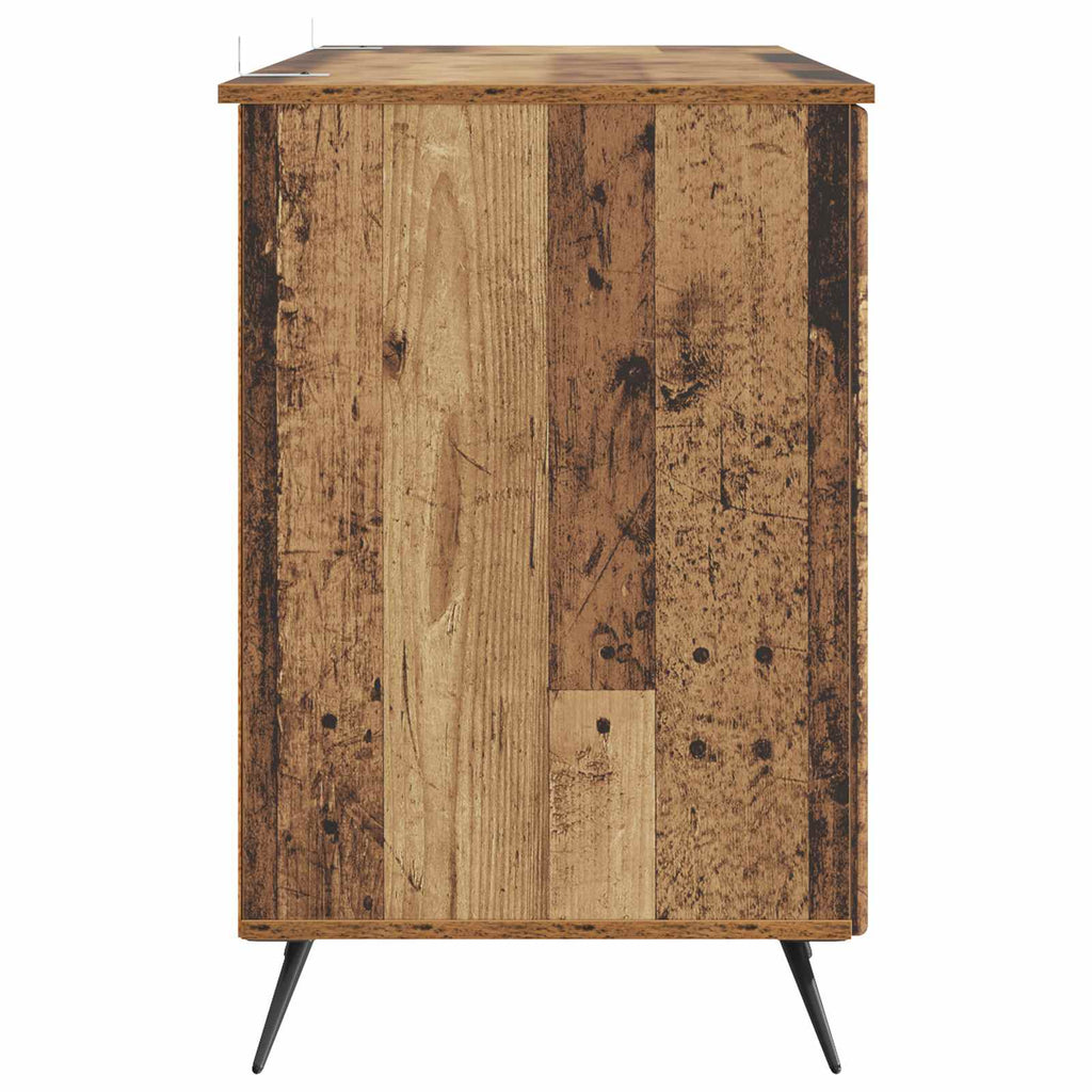 vidaXL Biurko Stare drewno 142,5 x 50 x 75 cm Drewno inżynieryjne