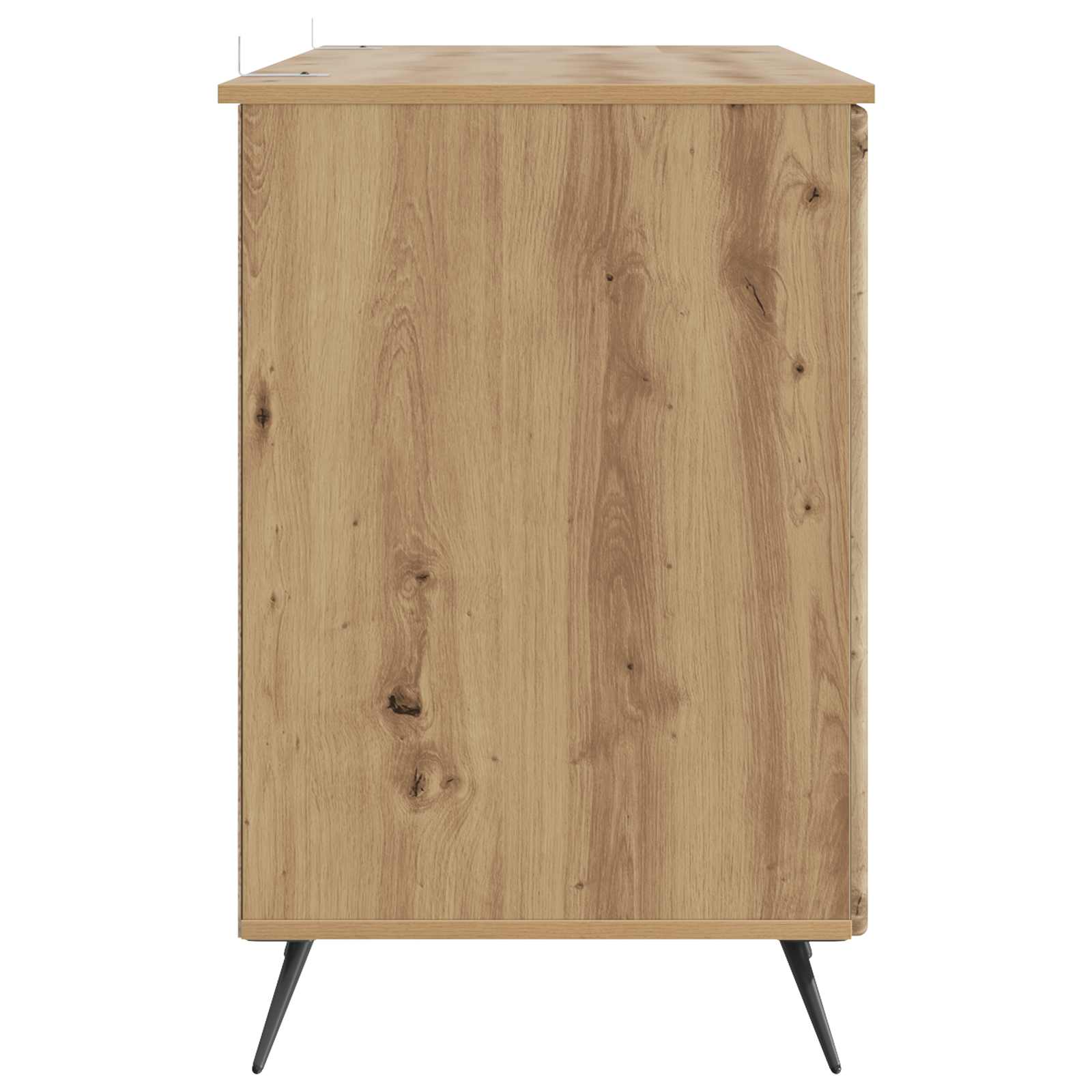 vidaXL Biurko Dąb artisan 142,5 x 50 x 75 cm Drewno inżynieryjne