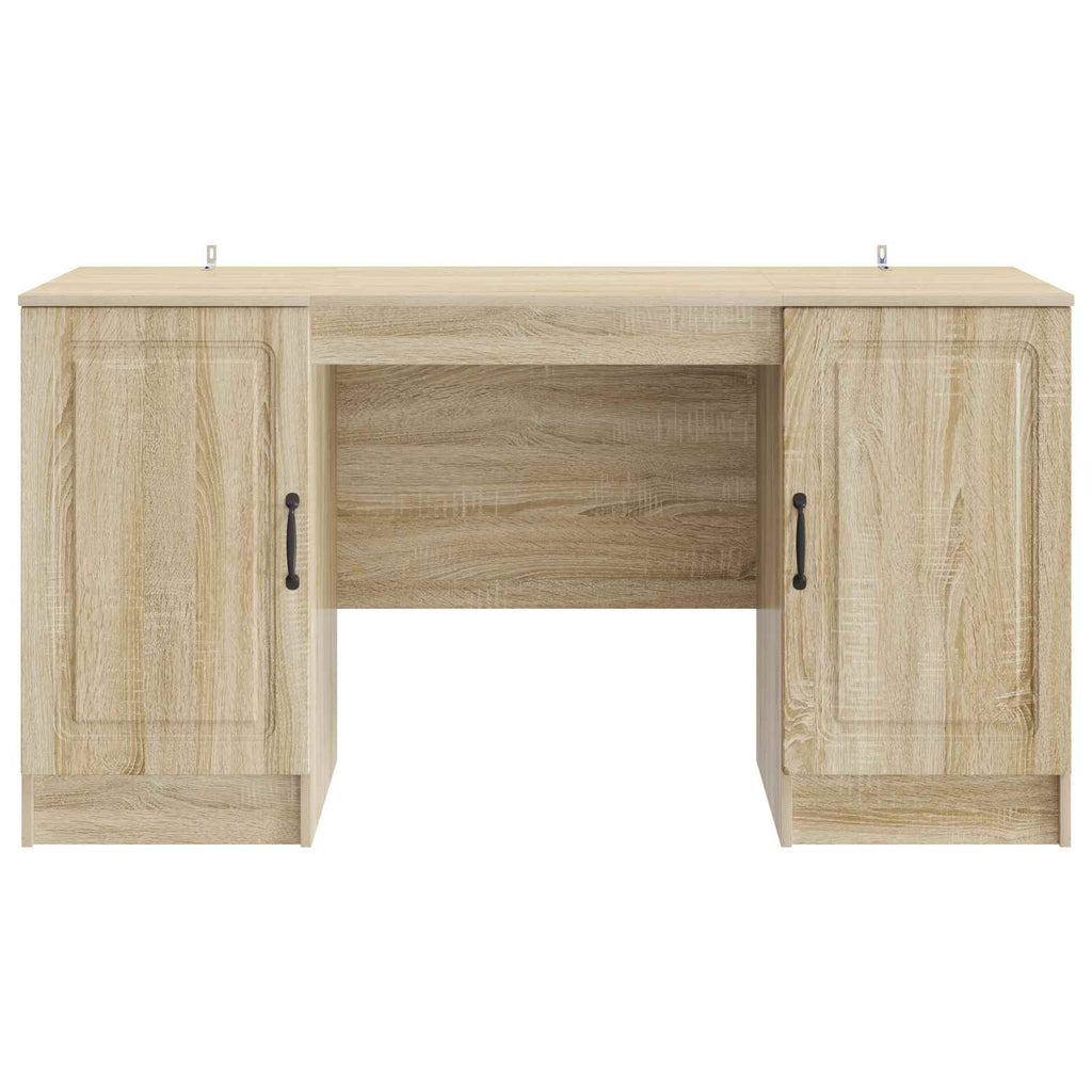 vidaXL Biurko dąb Sonoma 142,5 x 50 x 75 cm Drewno inżynieryjne