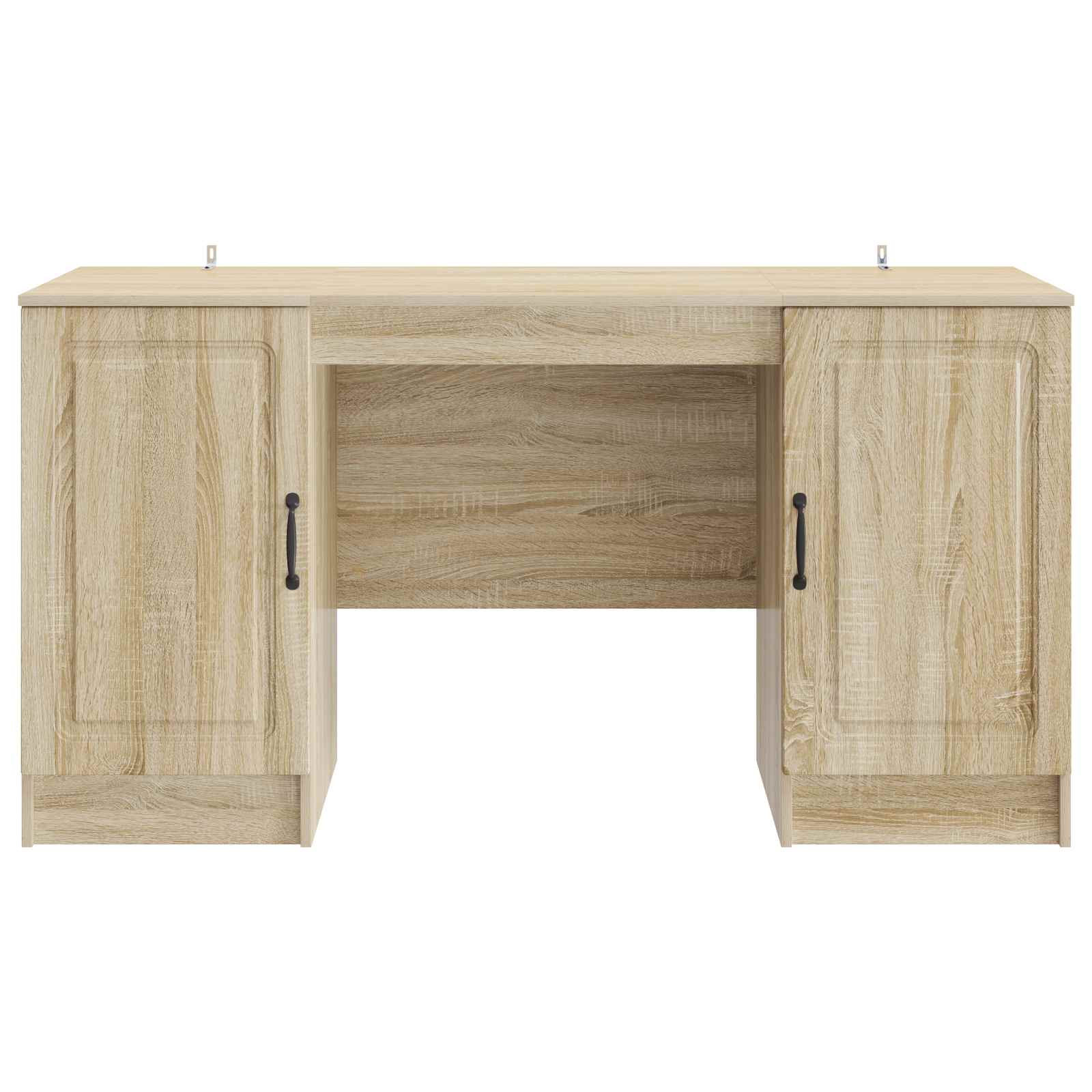 vidaXL Biurko dąb Sonoma 142,5 x 50 x 75 cm Drewno inżynieryjne