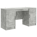 vidaXL Biurko Betonowy szary 142,5 x 50 x 75 cm Drewno inżynieryjne