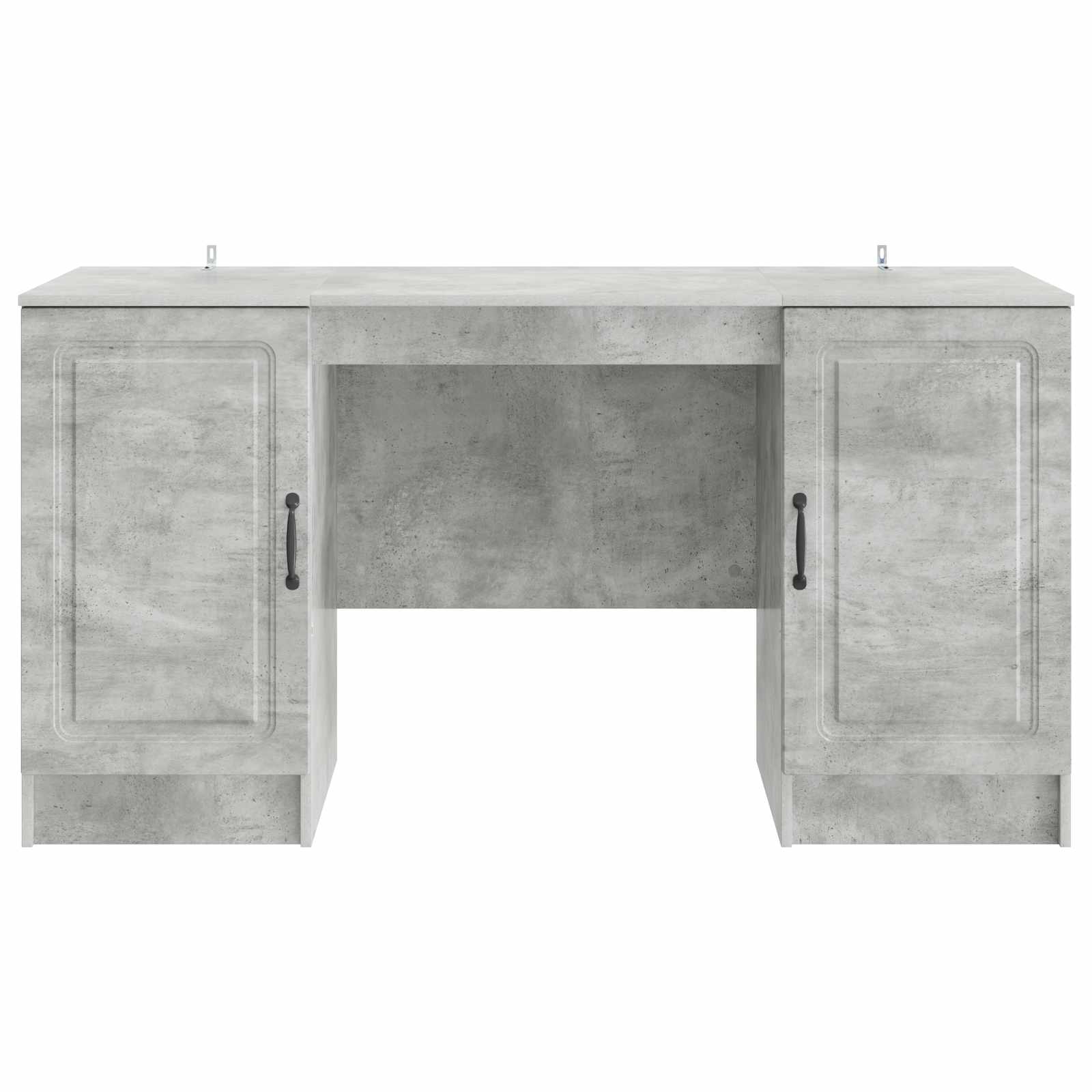 vidaXL Biurko Betonowy szary 142,5 x 50 x 75 cm Drewno inżynieryjne