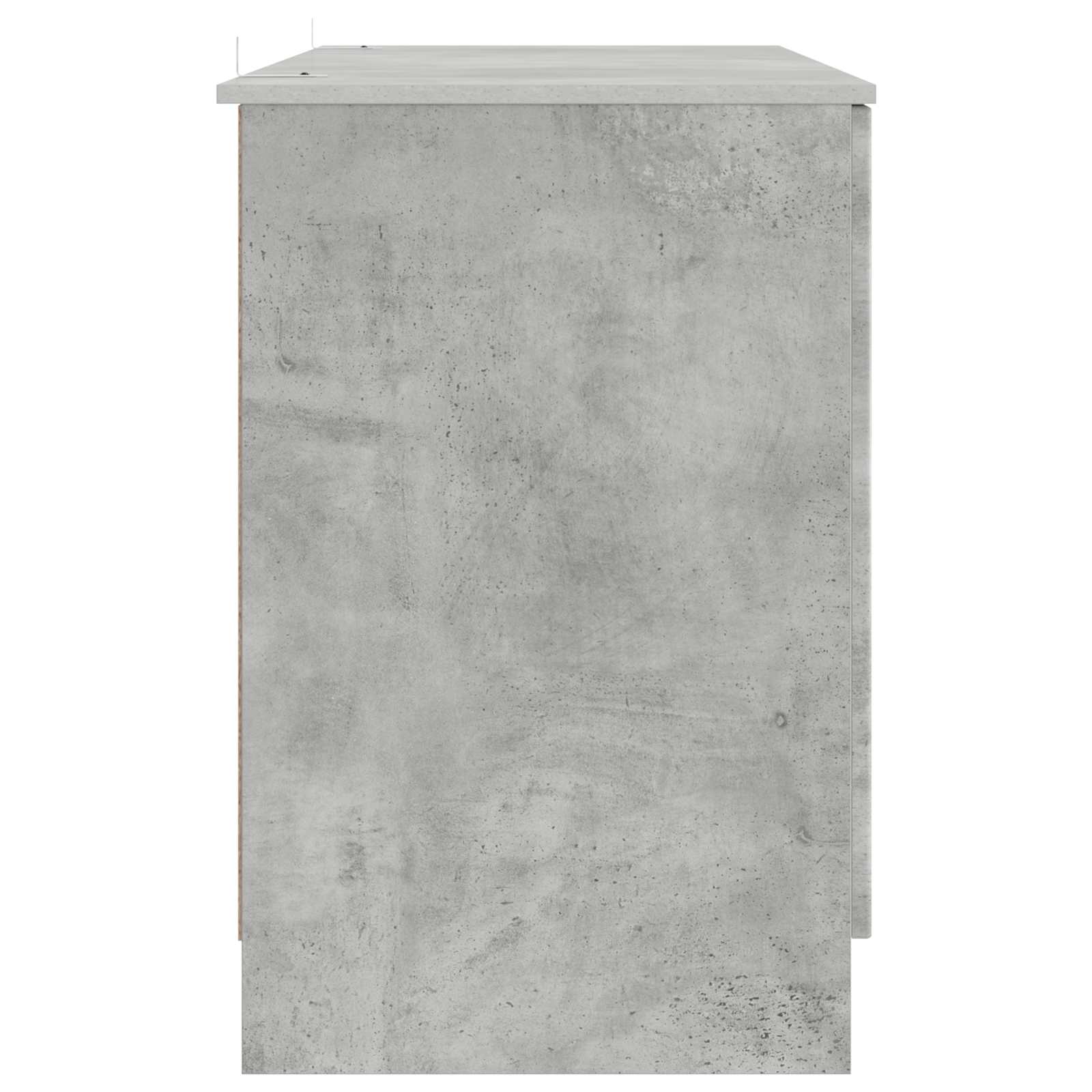 vidaXL Biurko Betonowy szary 142,5 x 50 x 75 cm Drewno inżynieryjne