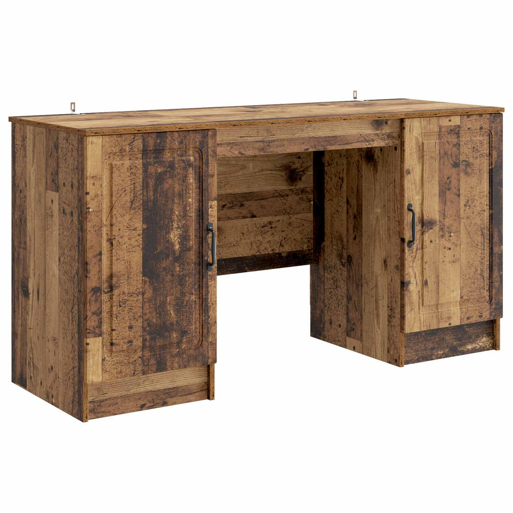 vidaXL Biurko Stare drewno 142,5 x 50 x 75 cm Drewno inżynieryjne