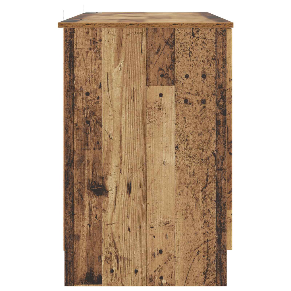 vidaXL Biurko Stare drewno 142,5 x 50 x 75 cm Drewno inżynieryjne