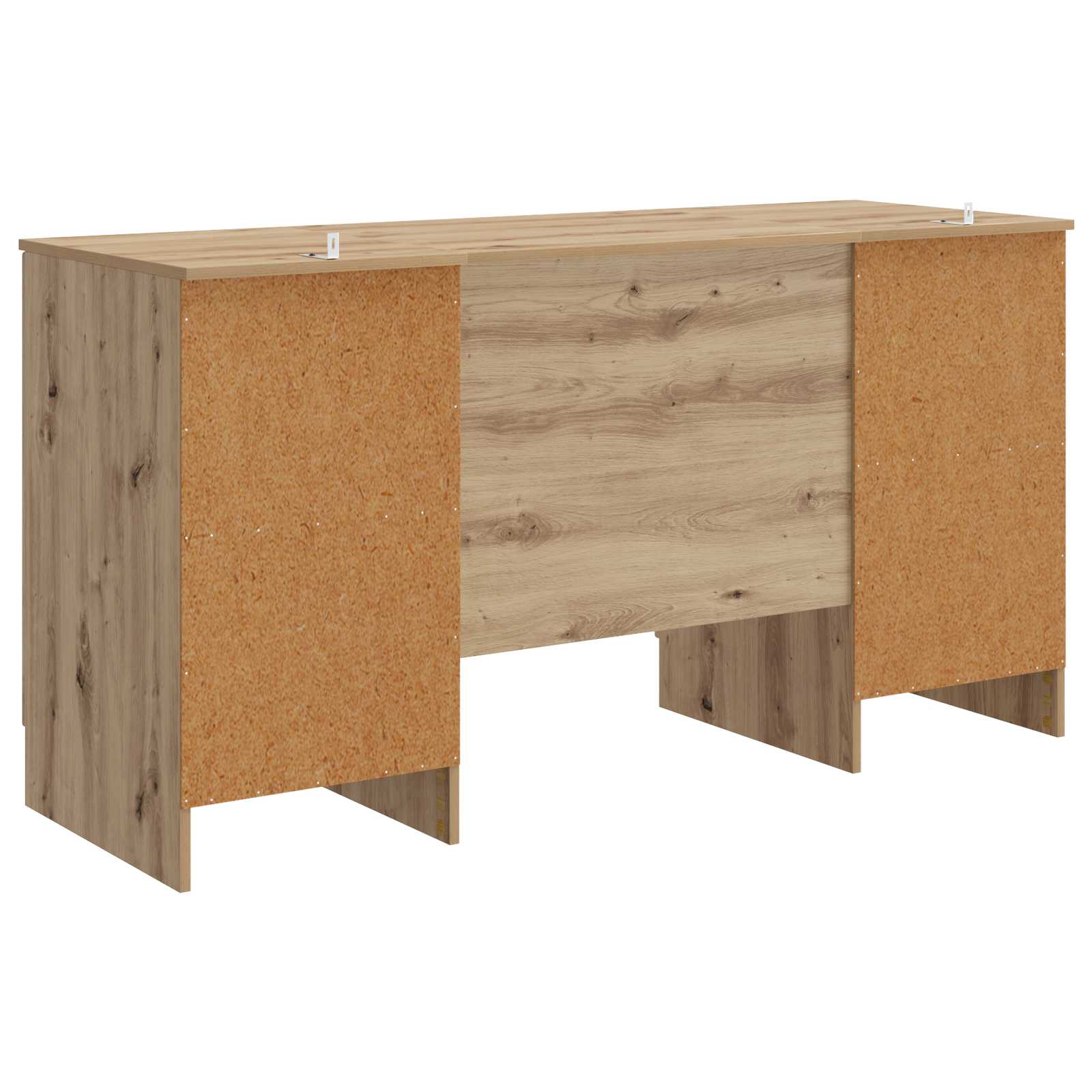 vidaXL Biurko Dąb artisan 142,5 x 50 x 75 cm Drewno inżynieryjne