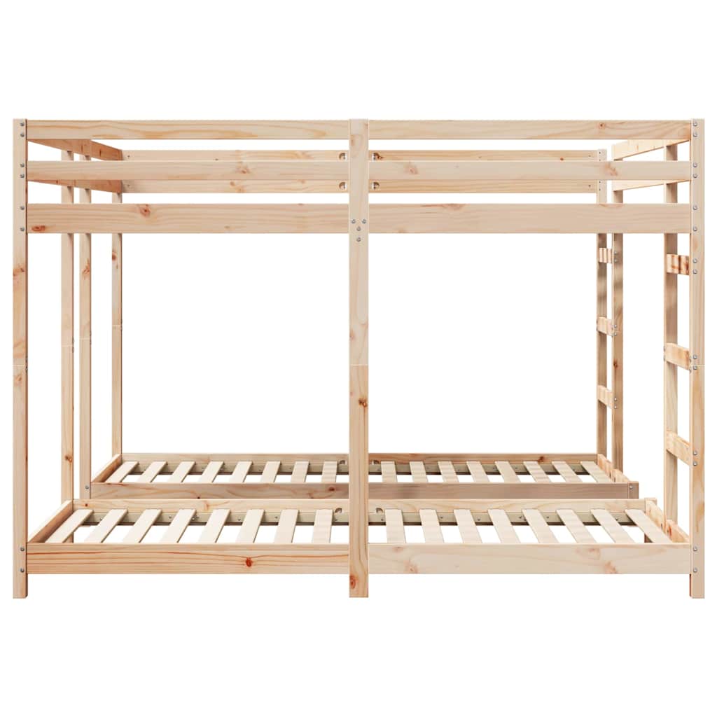 vidaXL Rama łóżka piętrowego z trzema poziomami 80 / 200 x 200 cm