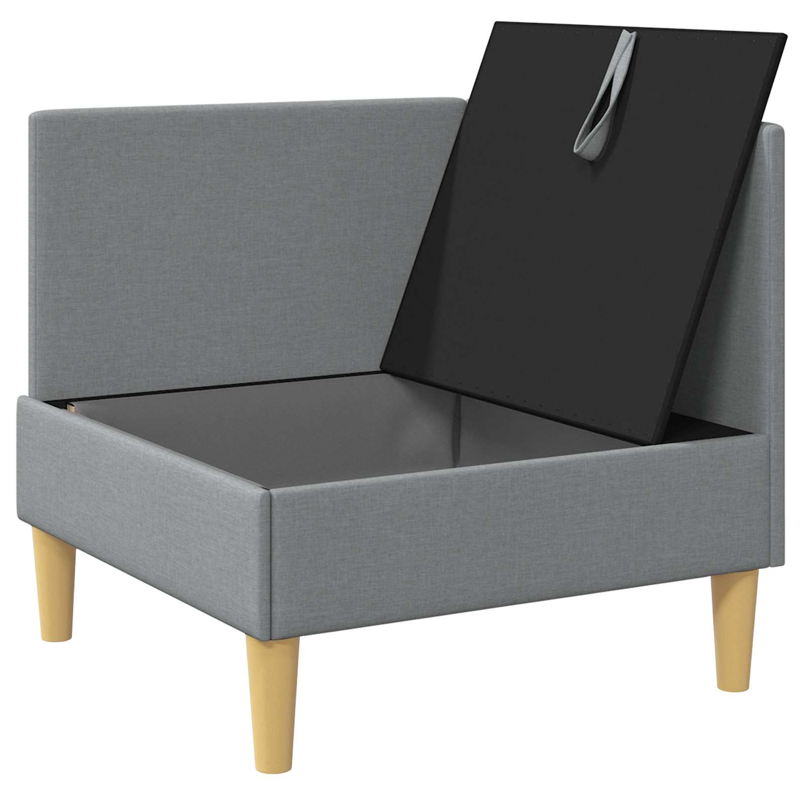 vidaXL Sofa z miejscem do przechowywania tkanina