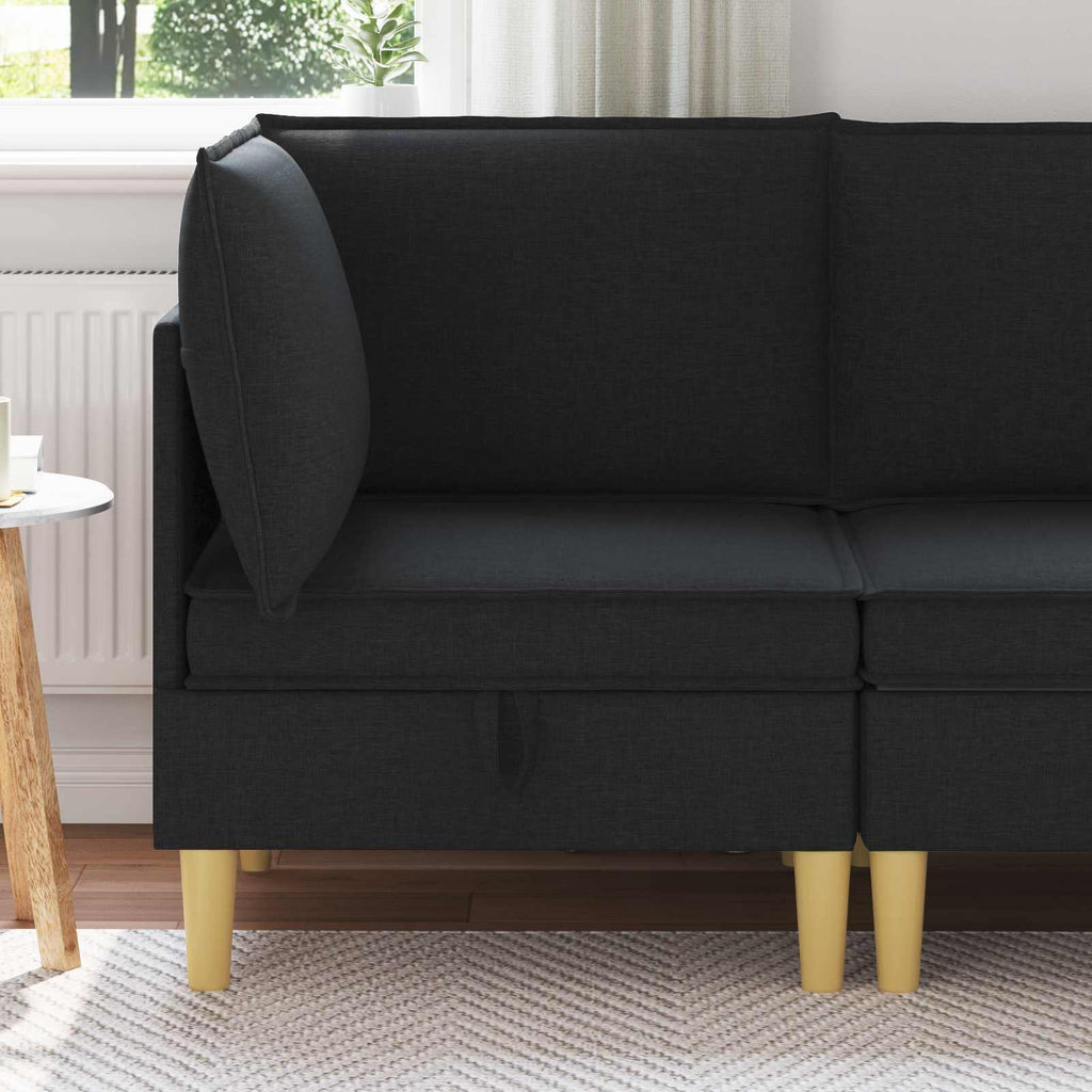 vidaXL Sofa z miejscem do przechowywania tkanina