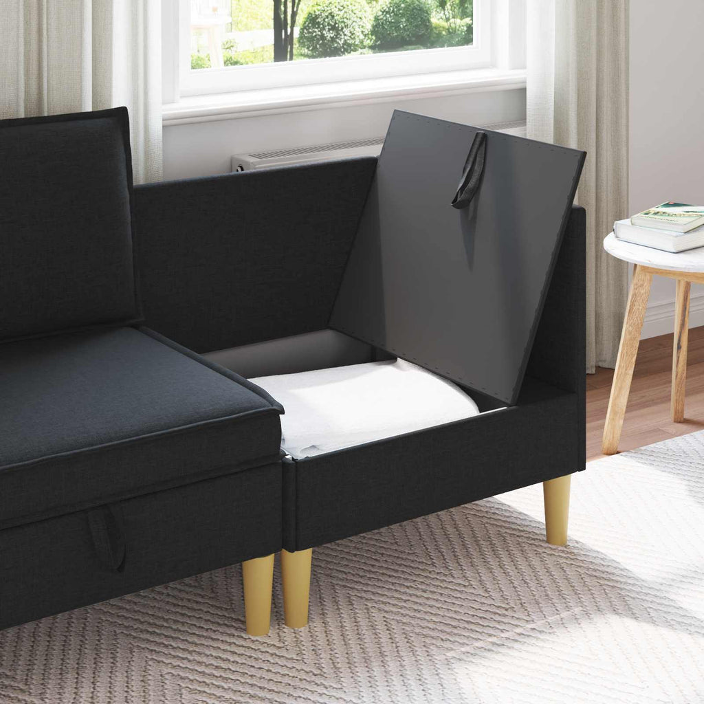 vidaXL Sofa z miejscem do przechowywania tkanina