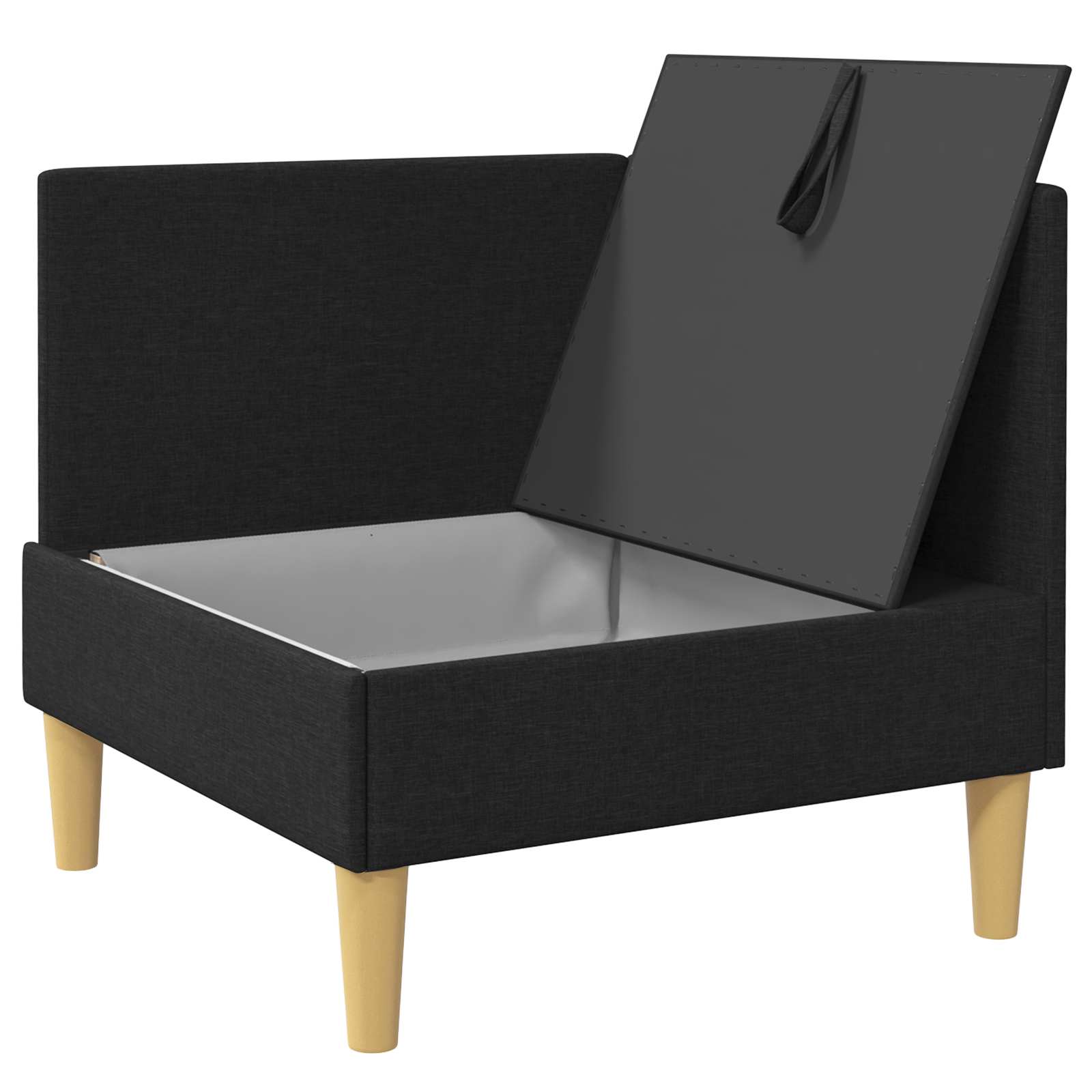 vidaXL Sofa z miejscem do przechowywania tkanina