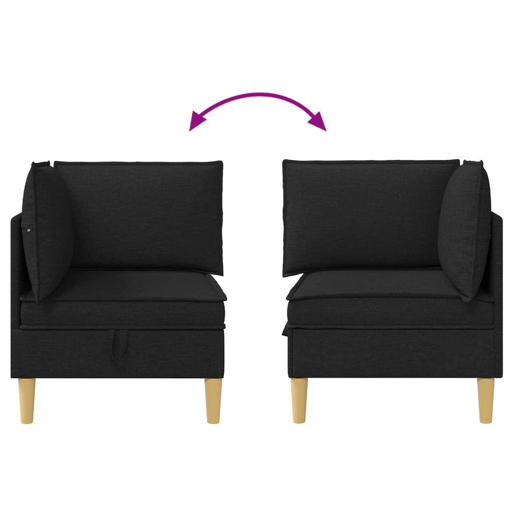 vidaXL Sofa z miejscem do przechowywania tkanina