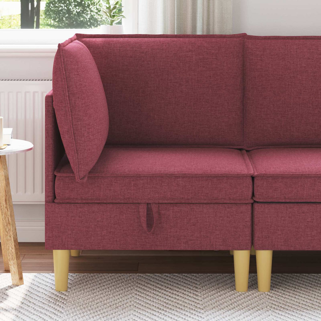vidaXL Sofa z miejscem do przechowywania tkanina