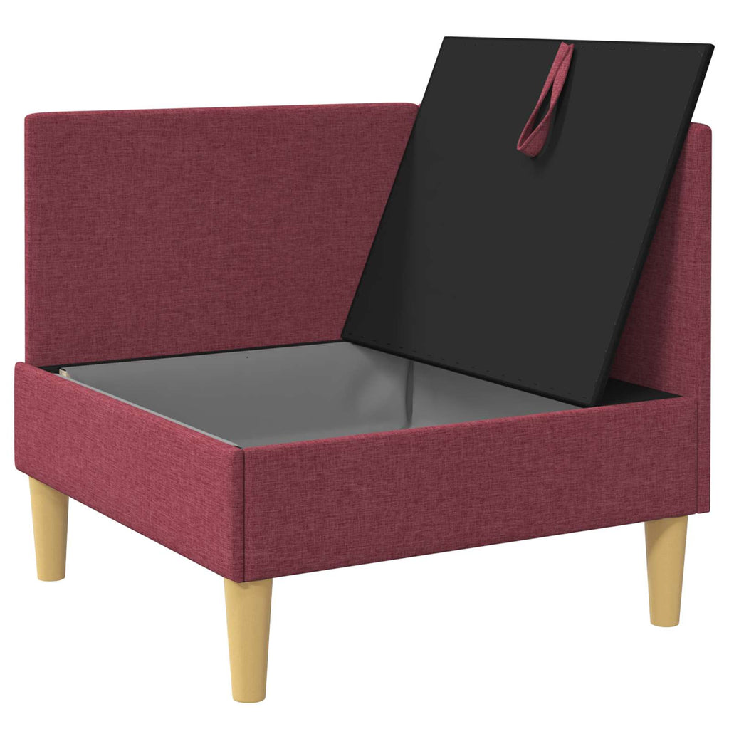 vidaXL Sofa z miejscem do przechowywania tkanina