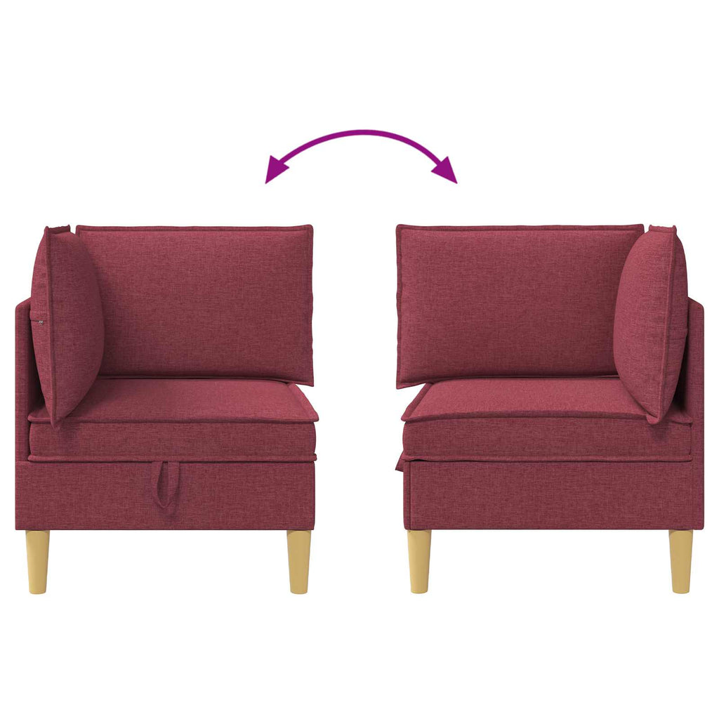 vidaXL Sofa z miejscem do przechowywania tkanina