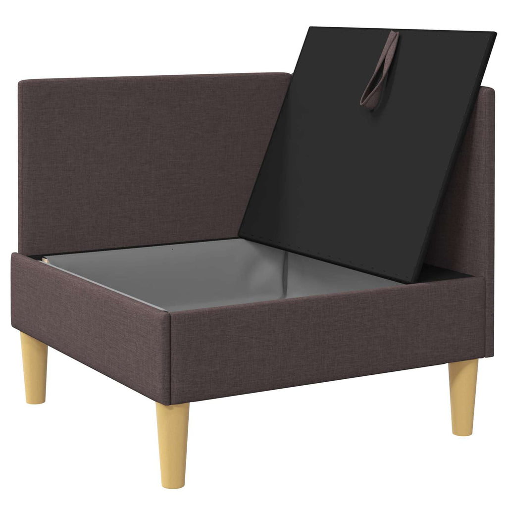 vidaXL Sofa z miejscem do przechowywania tkanina