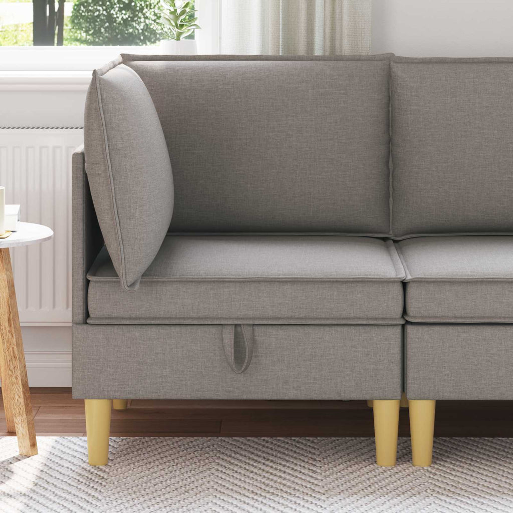 vidaXL Sofa z miejscem do przechowywania tkanina