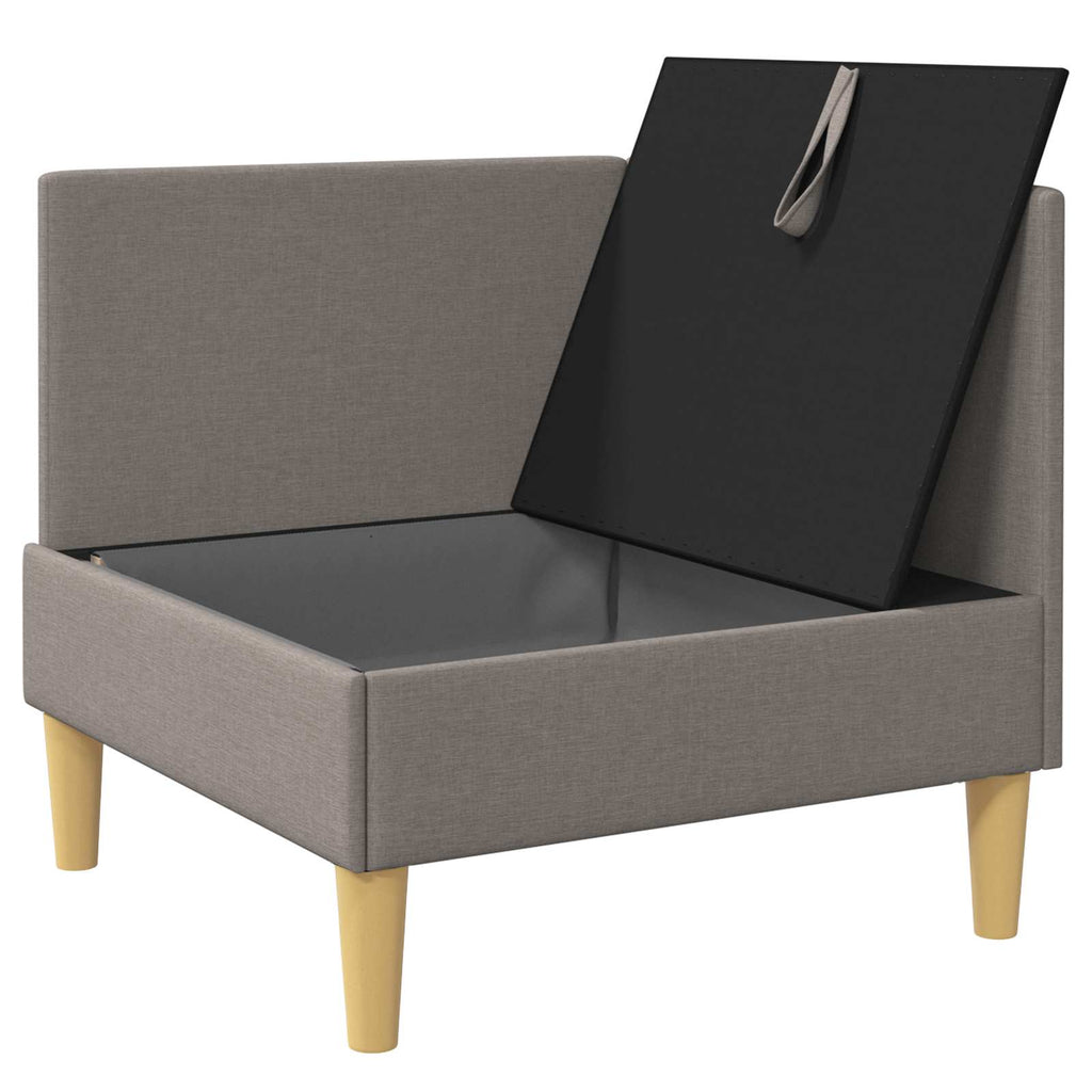 vidaXL Sofa z miejscem do przechowywania tkanina