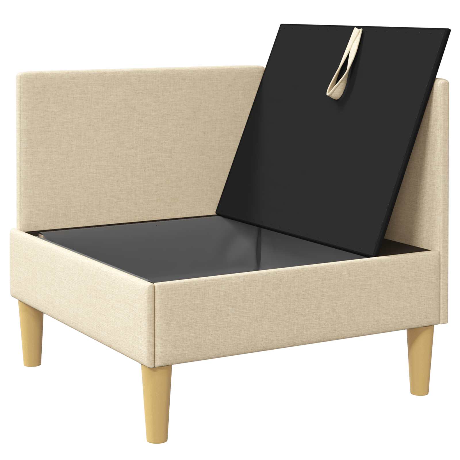 vidaXL Sofa z miejscem do przechowywania tkanina