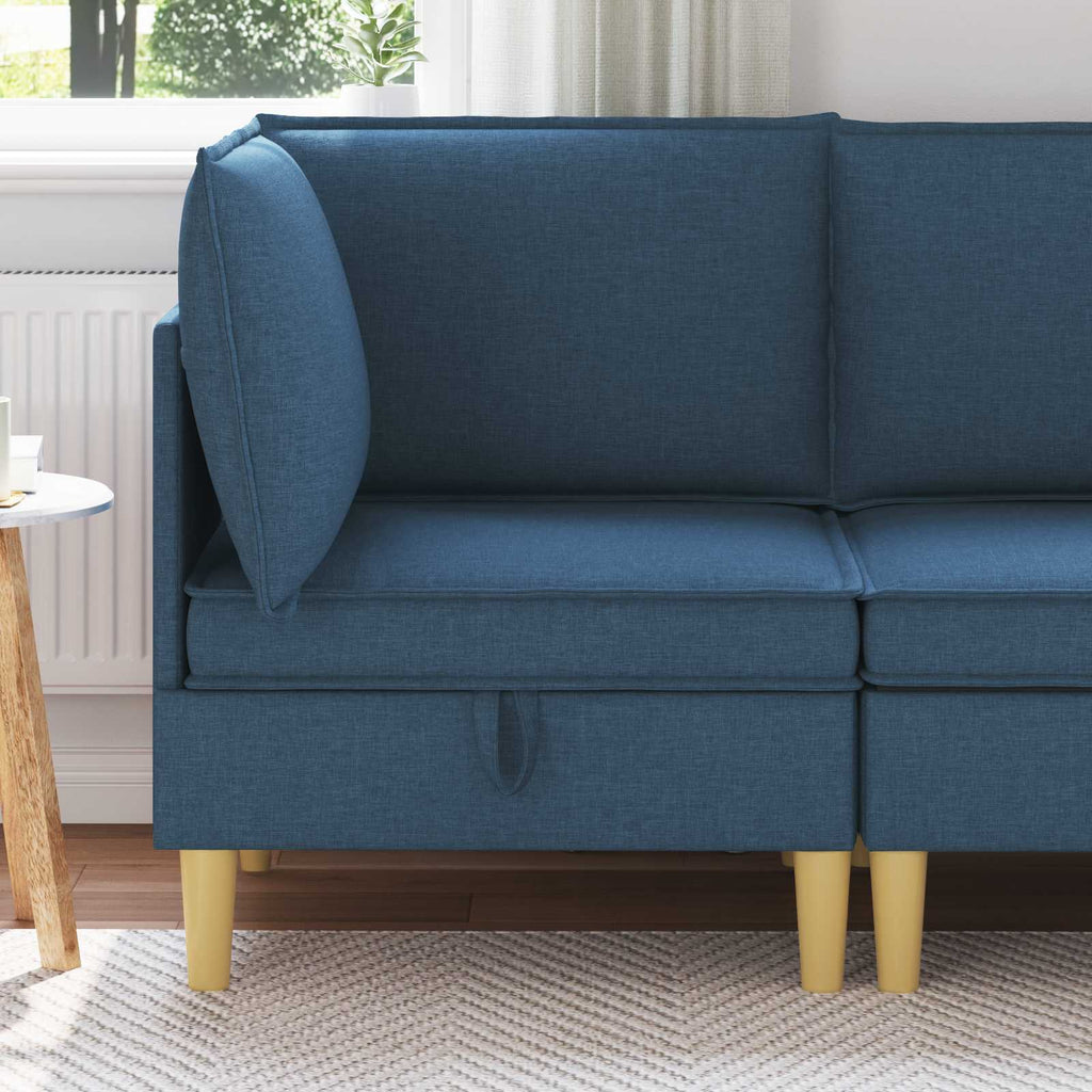 vidaXL Sofa z miejscem do przechowywania tkanina