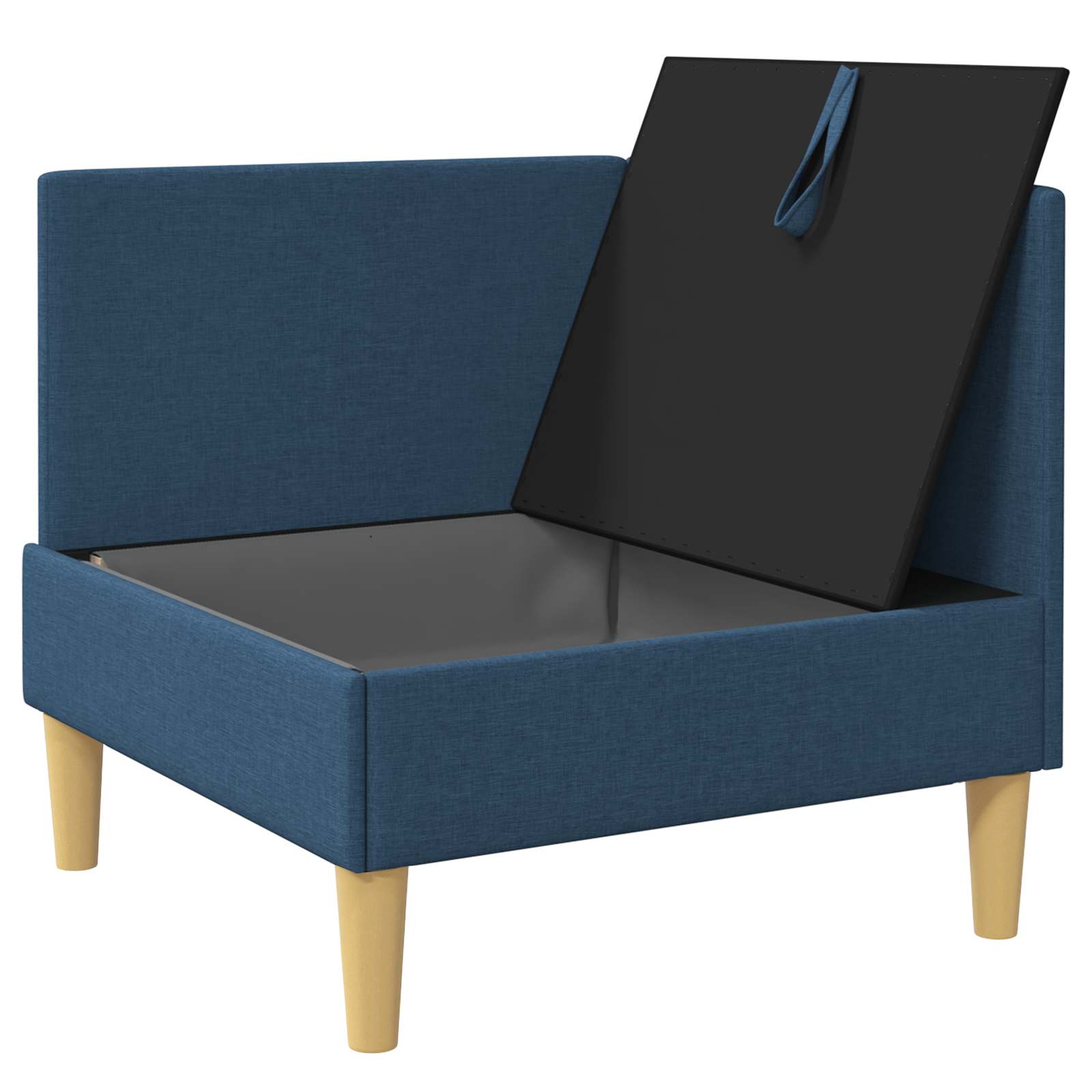 vidaXL Sofa z miejscem do przechowywania tkanina