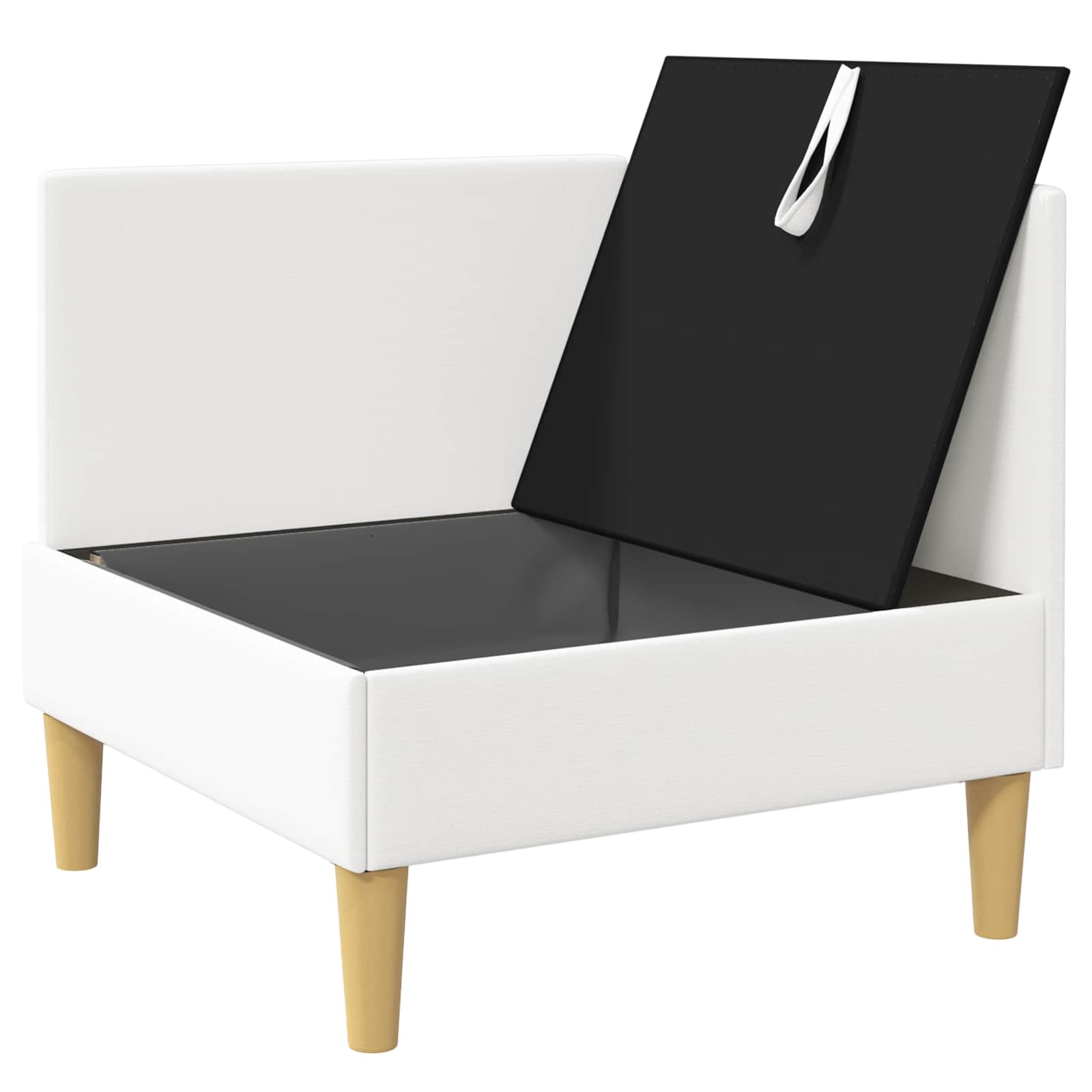 vidaXL Sofa z miejscem do przechowywania tkanina