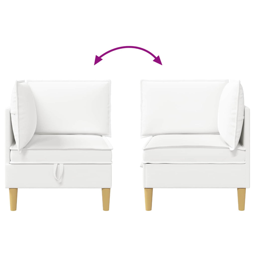 vidaXL Sofa z miejscem do przechowywania tkanina