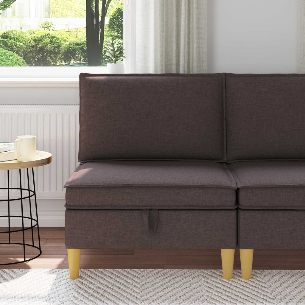 vidaXL Sofa z miejscem do przechowywania tkanina