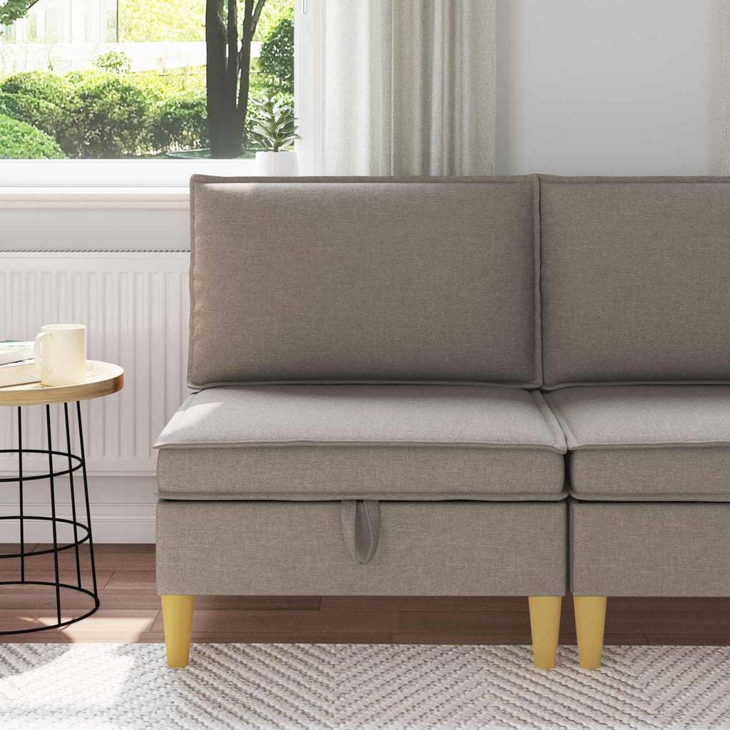 vidaXL Sofa z miejscem do przechowywania tkanina