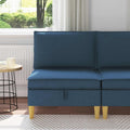 vidaXL Sofa z miejscem do przechowywania tkanina