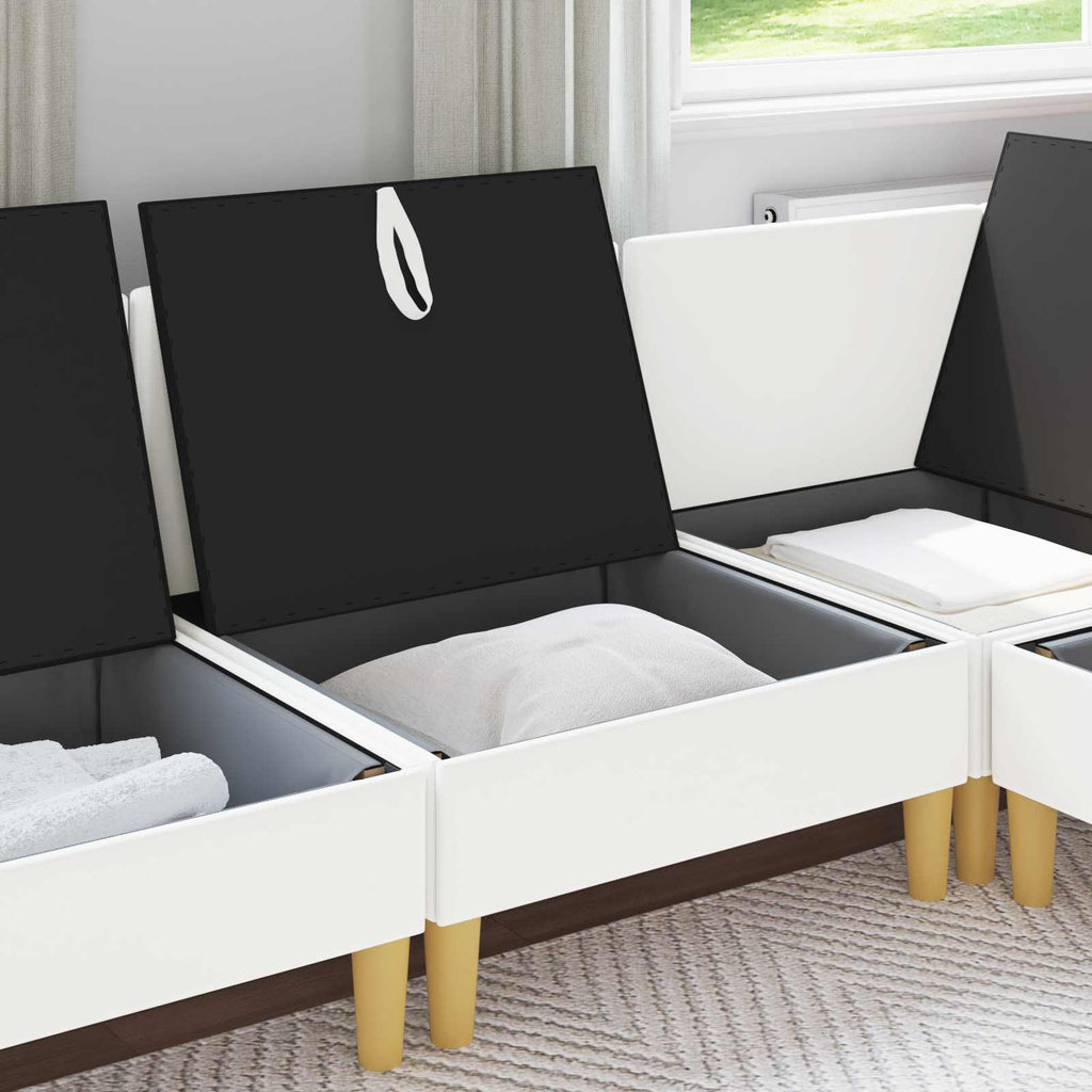 vidaXL Sofa z miejscem do przechowywania tkanina