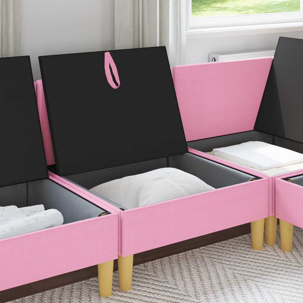 vidaXL Sofa z miejscem do przechowywania tkanina