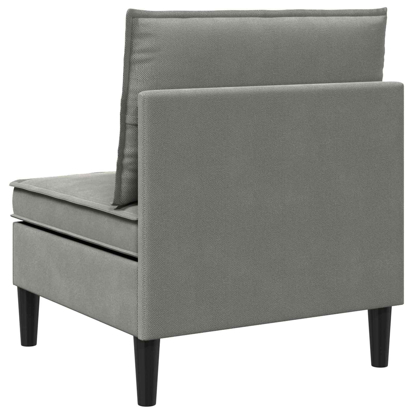 vidaXL Środkowa Sofa z Przechowywaniem ciemnoszary Welur