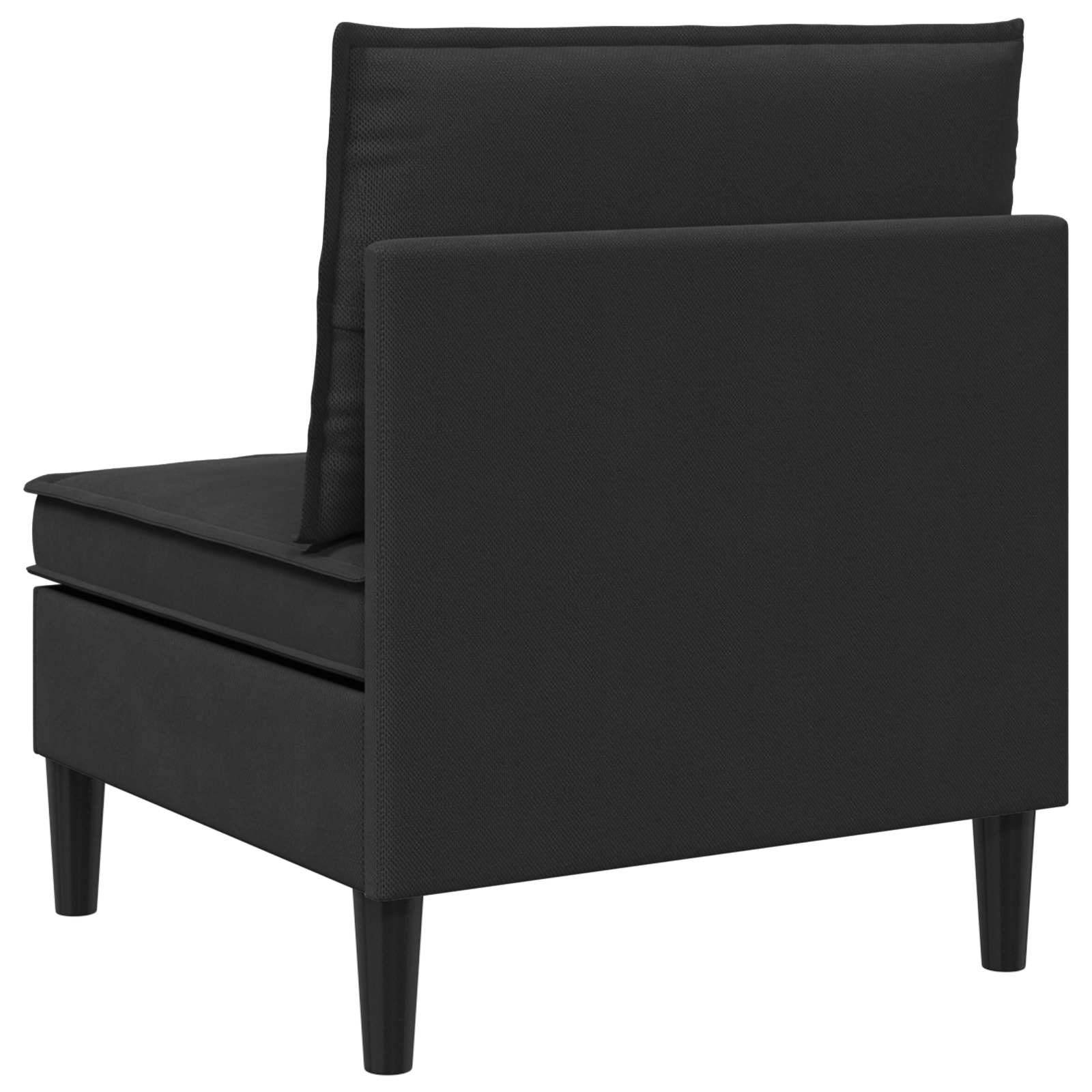 vidaXL Środkowa Sofa z Przechowywaniem Czarny Welur