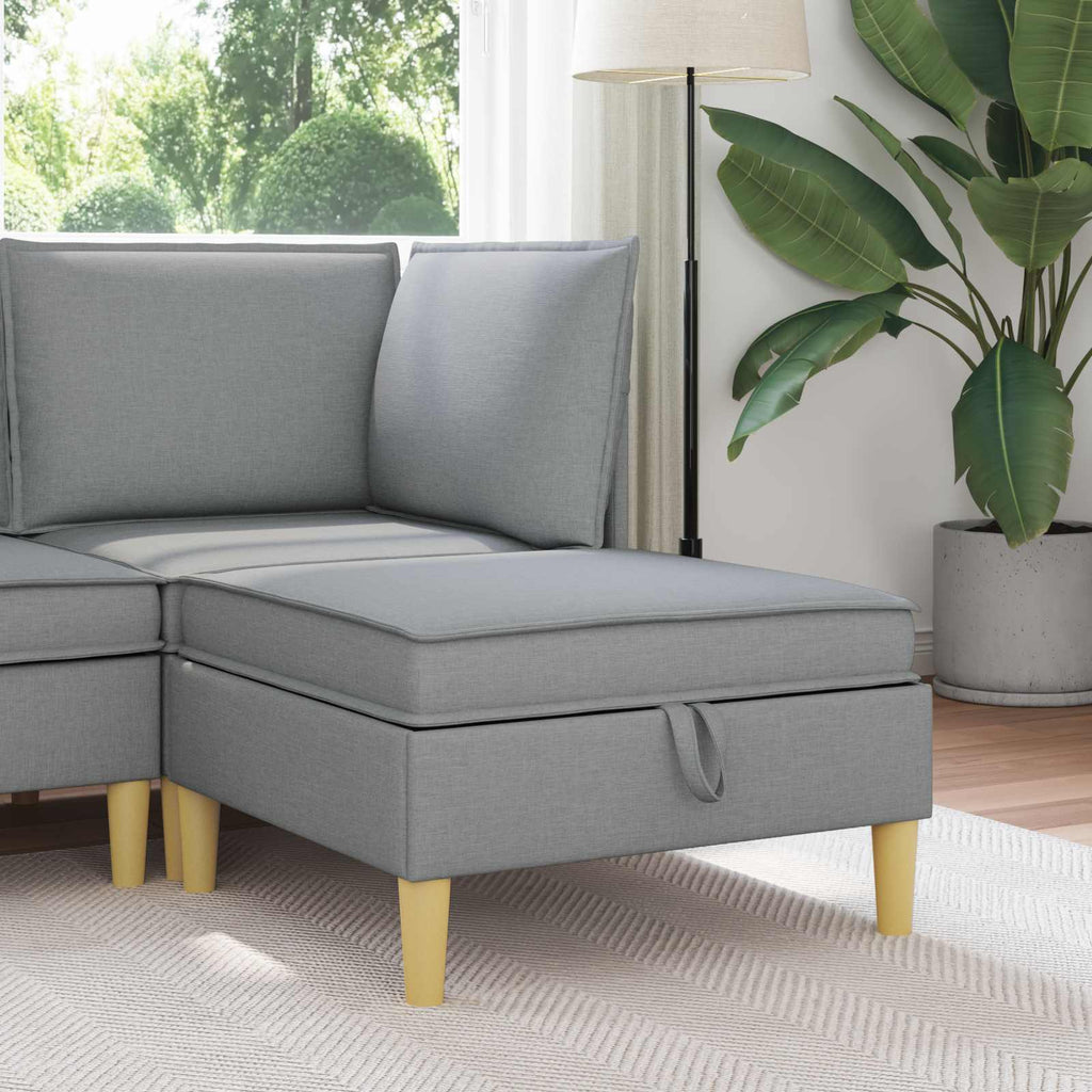 vidaXL Sofa z miejscem do przechowywania tkanina