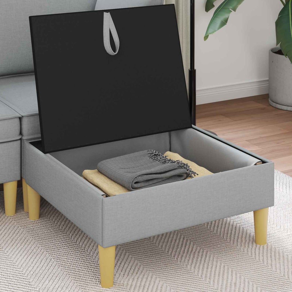 vidaXL Sofa z miejscem do przechowywania tkanina