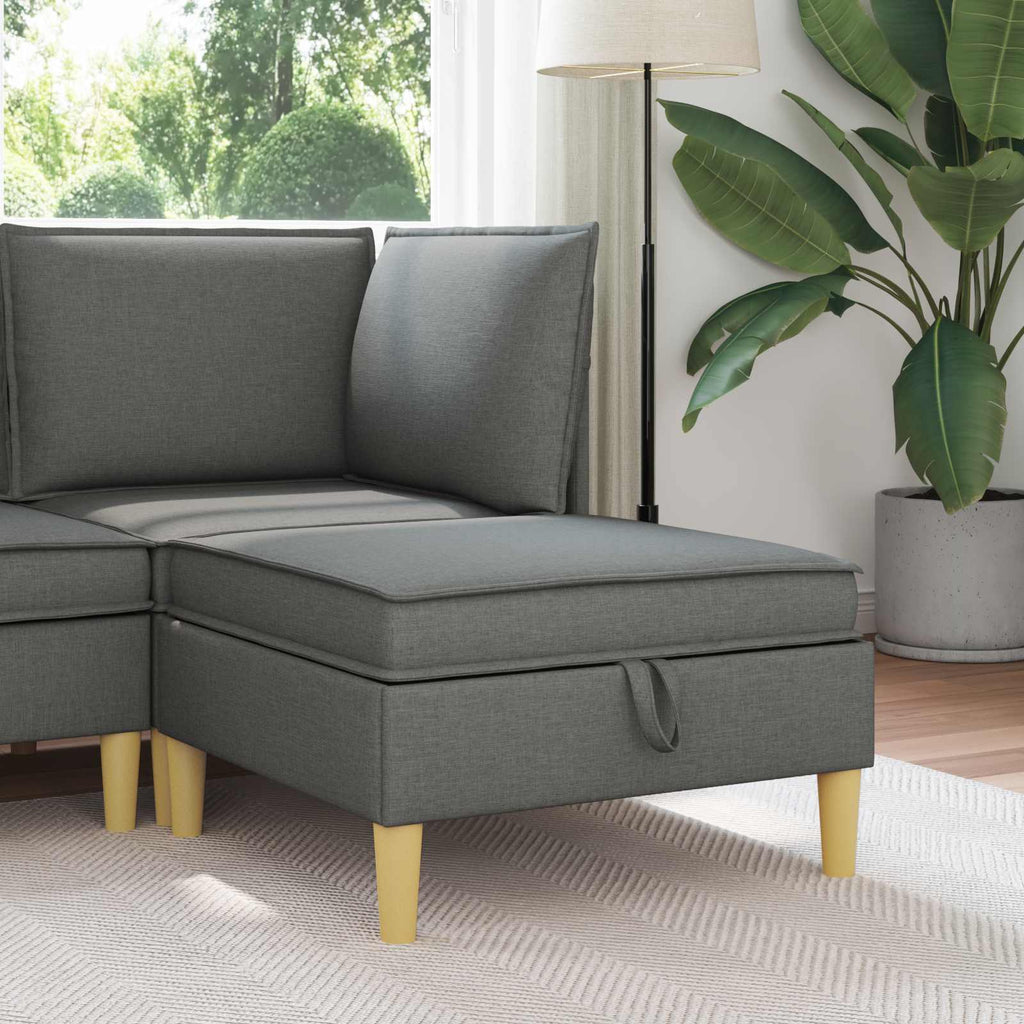 vidaXL Sofa z miejscem do przechowywania tkanina