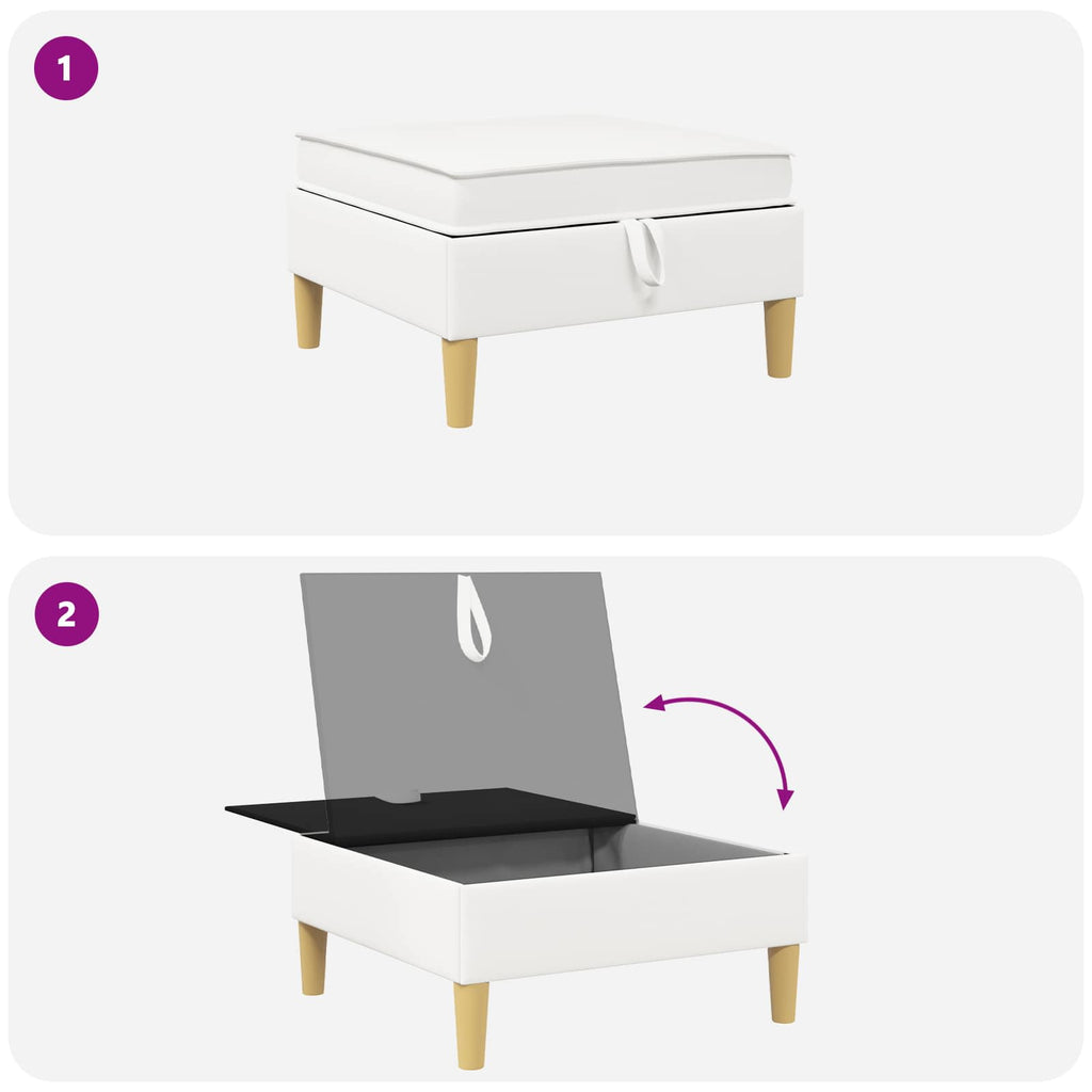 vidaXL Sofa z miejscem do przechowywania tkanina