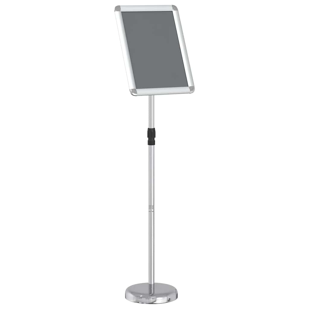 vidaXL Stoiska na targi Srebrny 30 x 25 x 128 cm Aluminium