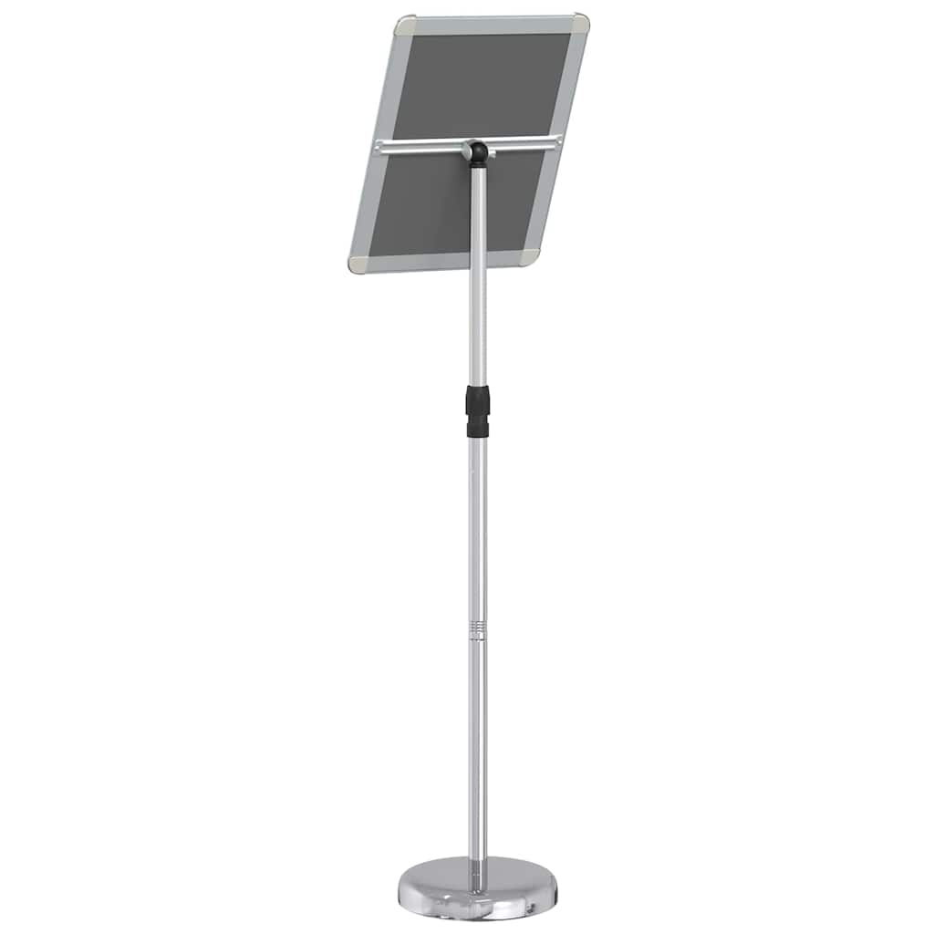 vidaXL Stoiska na targi Srebrny 30 x 25 x 128 cm Aluminium