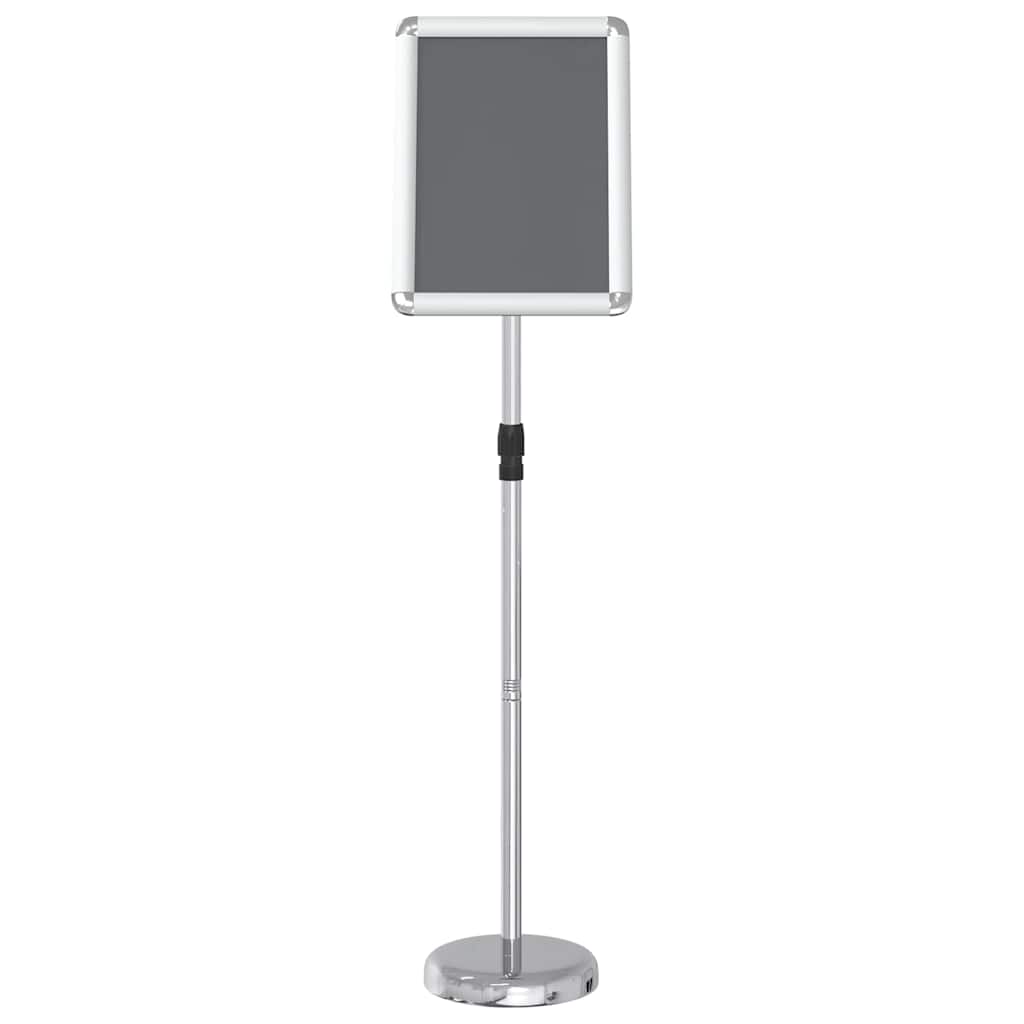 vidaXL Stoiska na targi Srebrny 30 x 25 x 128 cm Aluminium